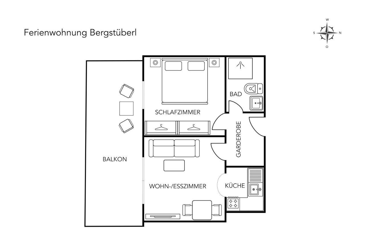 Ferienwohnung Bergstueberl Оберстдорф Экстерьер фото